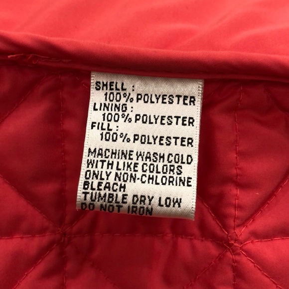 Talbots Quilted Unlined Zip Front Vest - Picture 5 of 8